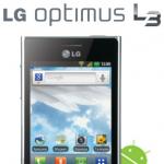 휴대폰 LG E400 옵티머스 L3(검정)