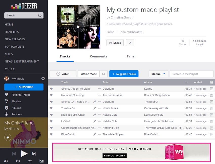 Hogyan tölthető le a Deezer zene Windows operációs rendszerű számítógépen