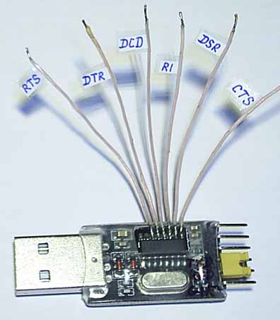 USB-UART till CH340G-omvandlare: modifiera till RS232TTL, testa, jämför